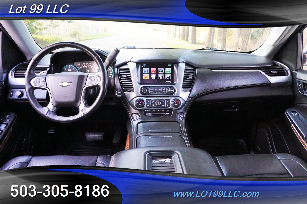 2017 Chevrolet Tahoe Premier 4x4 V8 5.3L Heated Leather Moon Roof DVD 3 ROW Seating GPS Chrome Wheels Newer Tires 2 OWNERS - Photo 2 - Milwaukie, OR 97267