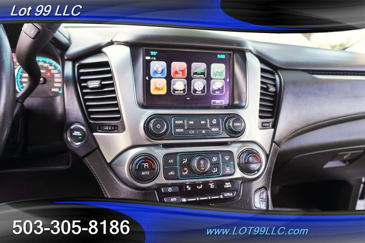 2017 Chevrolet Tahoe Premier 4x4 V8 5.3L Heated Leather Moon Roof DVD 3 ROW Seating GPS Chrome Wheels Newer Tires 2 OWNERS - Photo 27 - Milwaukie, OR 97267