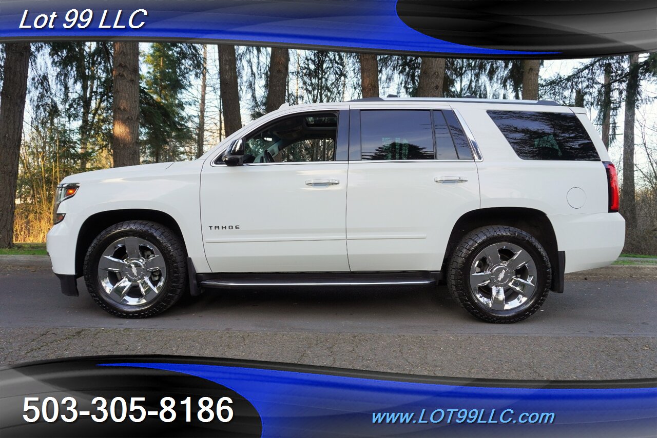 2017 Chevrolet Tahoe Premier 4x4 V8 5.3L Heated Leather Moon Roof DVD  3 ROW Seating GPS Chrome Wheels Newer Tires 2 OWNERS - Photo 1 - Milwaukie, OR 97267