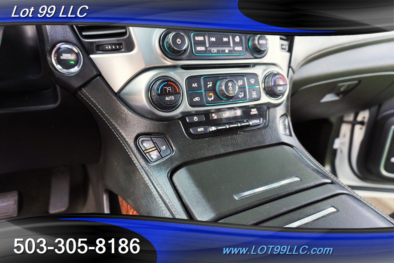 2017 Chevrolet Tahoe Premier 4x4 V8 5.3L Heated Leather Moon Roof DVD 3 ROW Seating GPS Chrome Wheels Newer Tires 2 OWNERS - Photo 28 - Milwaukie, OR 97267