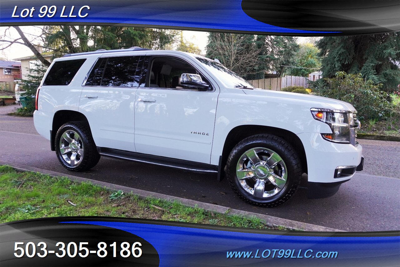 2017 Chevrolet Tahoe Premier 4x4 V8 5.3L Heated Leather Moon Roof DVD 3 ROW Seating GPS Chrome Wheels Newer Tires 2 OWNERS - Photo 7 - Milwaukie, OR 97267