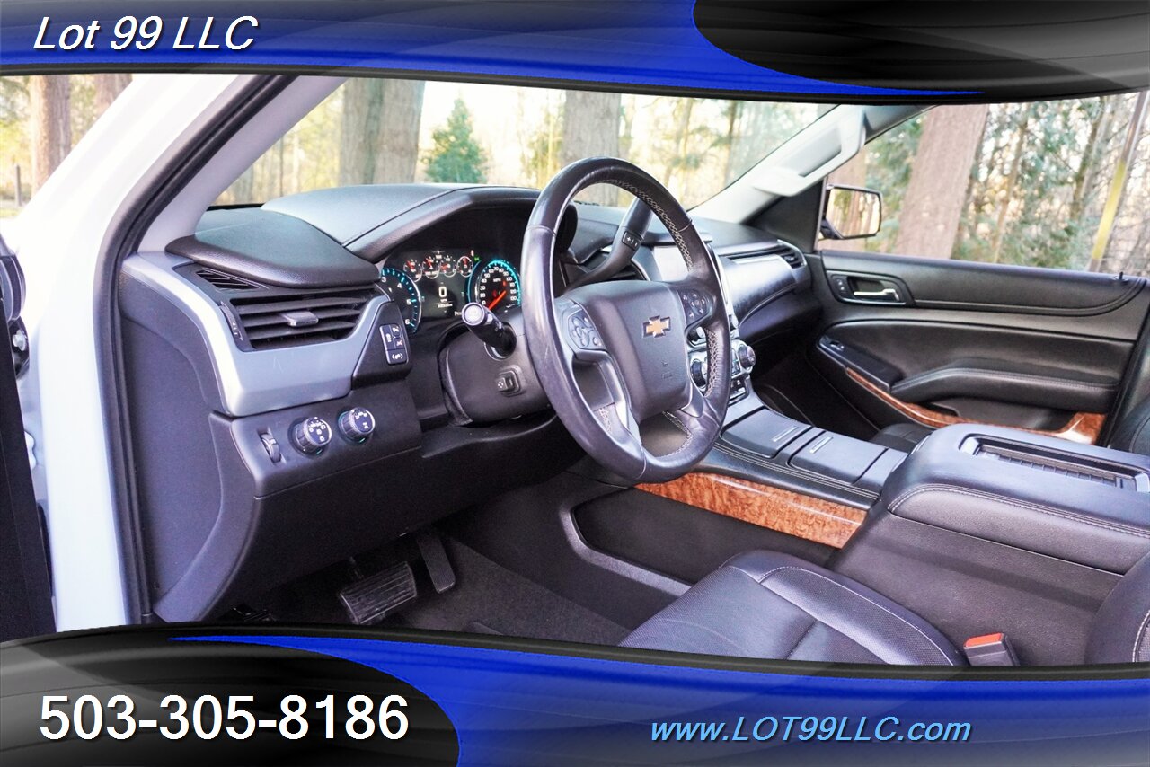 2017 Chevrolet Tahoe Premier 4x4 V8 5.3L Heated Leather Moon Roof DVD 3 ROW Seating GPS Chrome Wheels Newer Tires 2 OWNERS - Photo 12 - Milwaukie, OR 97267