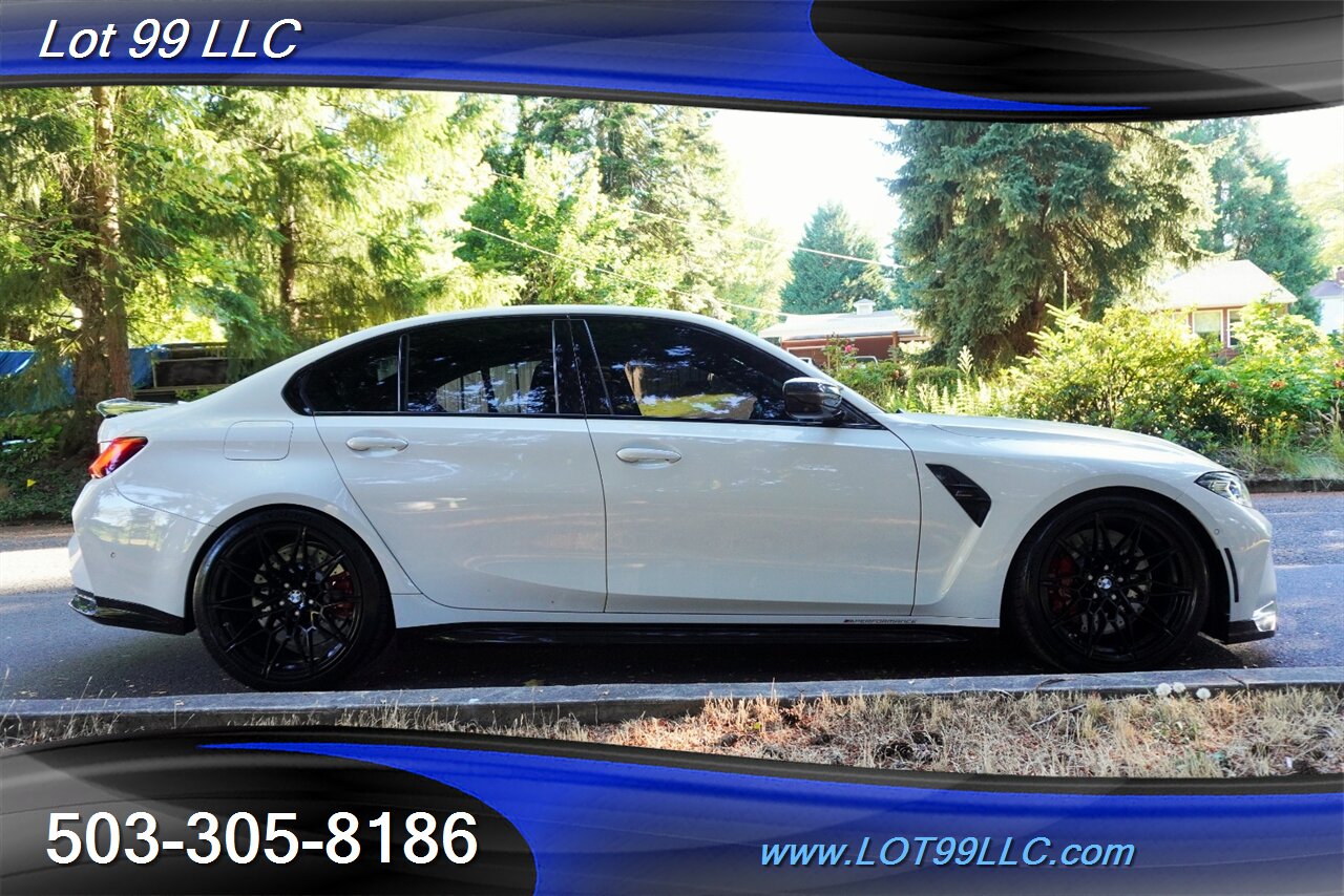 2021 BMW M3 Competition 3.0L TWIN TURBO Heated AC Leather Seat CARBON FIBER ROOF Exhaust Intakes Downpipes - Photo 8 - Milwaukie, OR 97267