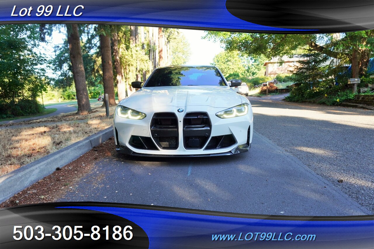 2021 BMW M3 Competition 3.0L TWIN TURBO Heated AC Leather Seat CARBON FIBER ROOF Exhaust Intakes Downpipes - Photo 6 - Milwaukie, OR 97267