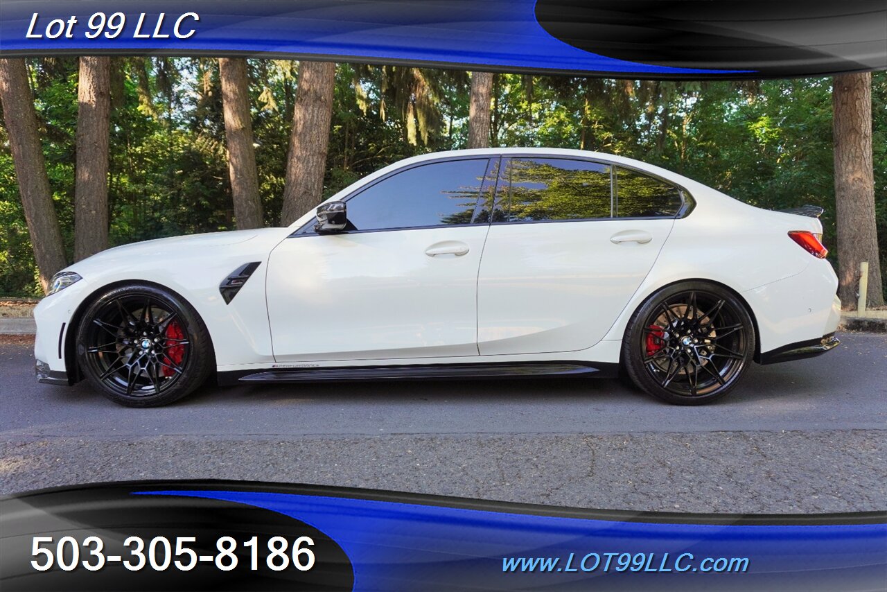 2021 BMW M3 Competition 3.0L TWIN TURBO Heated AC Leather Seat CARBON FIBER ROOF Exhaust Intakes Downpipes - Photo 1 - Milwaukie, OR 97267