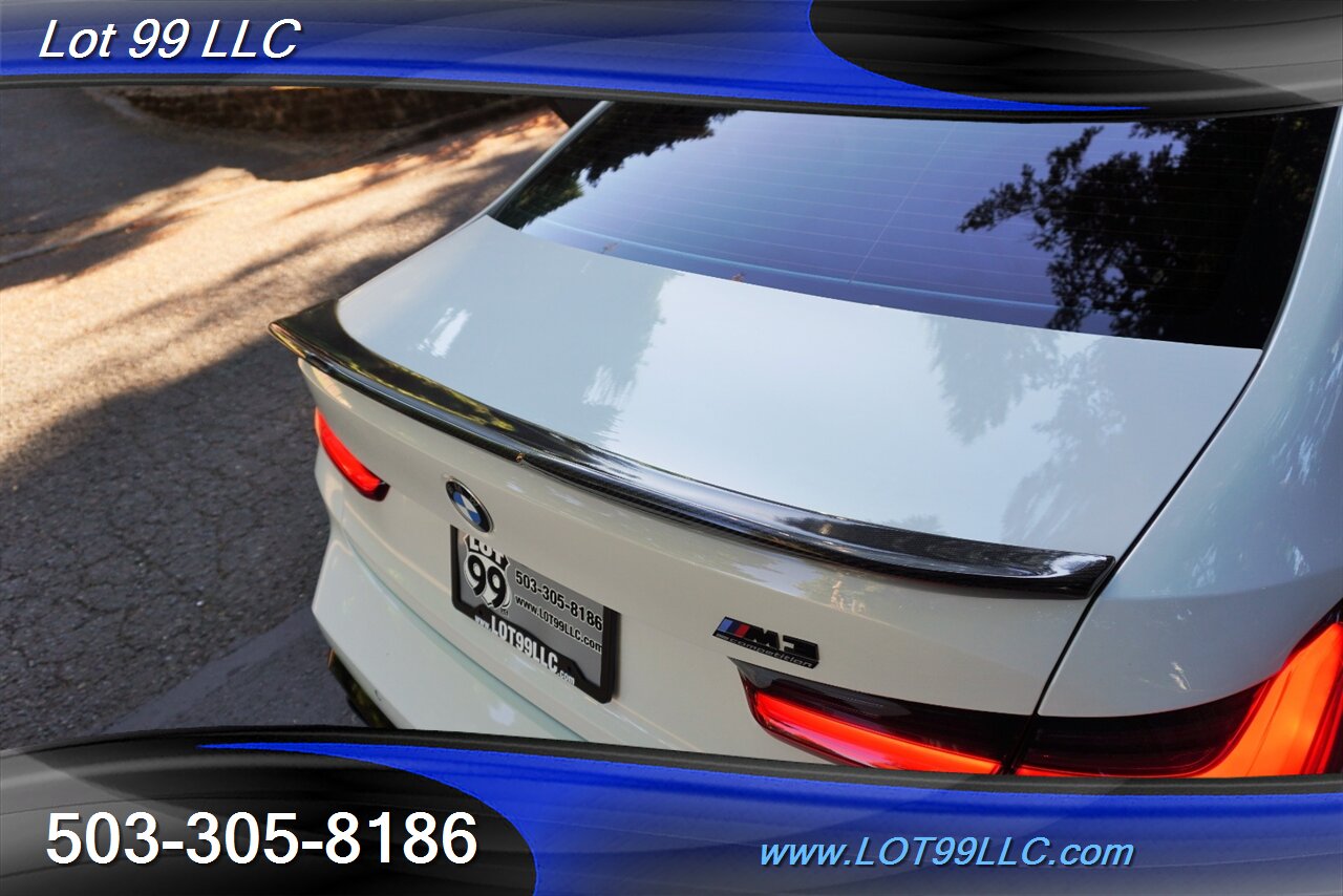 2021 BMW M3 Competition 3.0L TWIN TURBO Heated AC Leather Seat CARBON FIBER ROOF Exhaust Intakes Downpipes - Photo 37 - Milwaukie, OR 97267