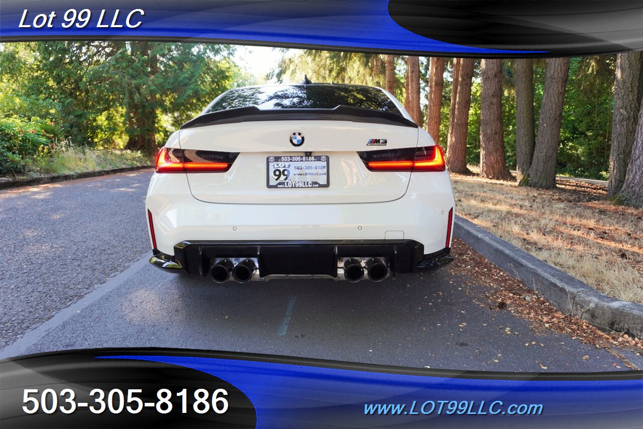 2021 BMW M3 Competition 3.0L TWIN TURBO Heated AC Leather Seat CARBON FIBER ROOF Exhaust Intakes Downpipes - Photo 10 - Milwaukie, OR 97267