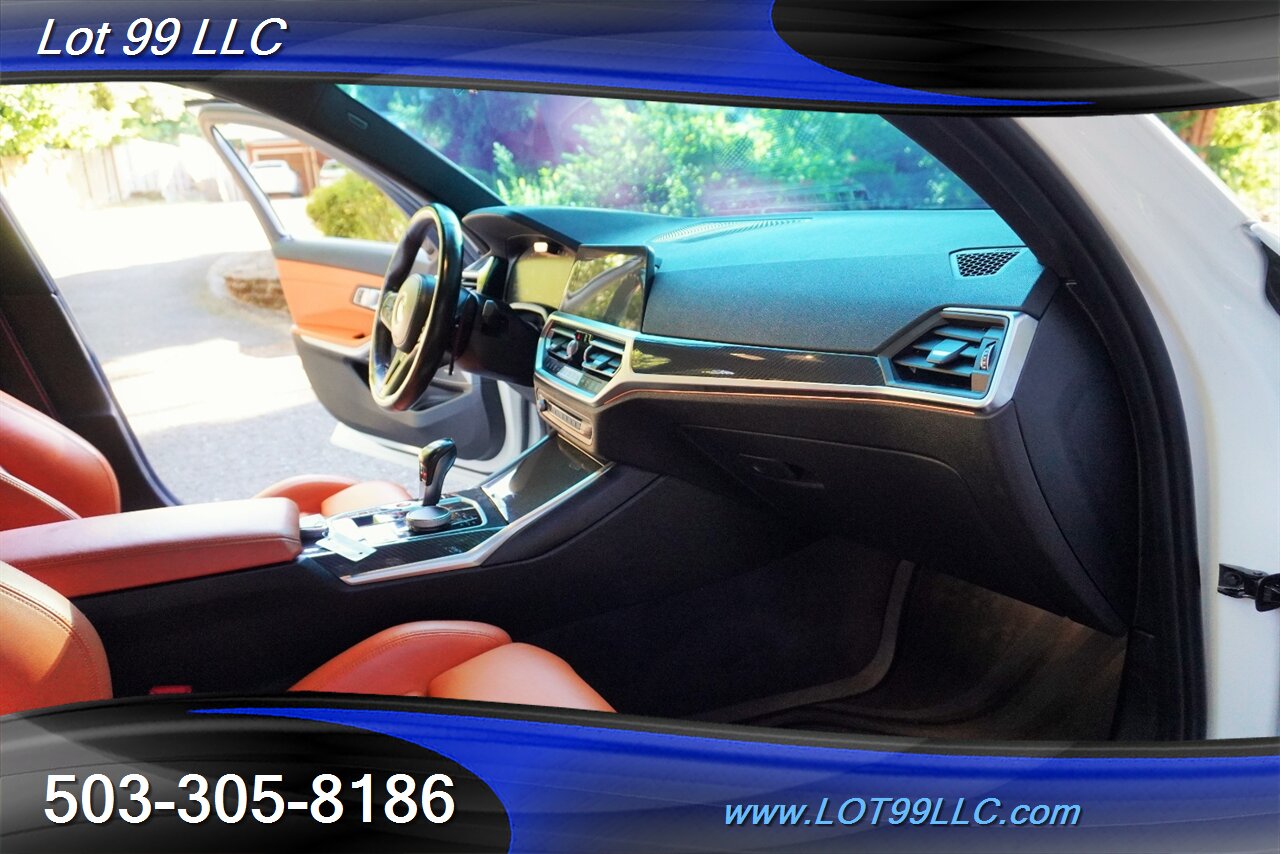 2021 BMW M3 Competition 3.0L TWIN TURBO Heated AC Leather Seat CARBON FIBER ROOF Exhaust Intakes Downpipes - Photo 16 - Milwaukie, OR 97267