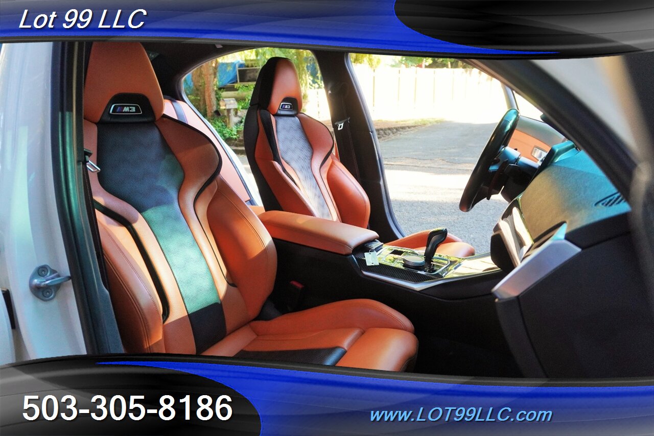 2021 BMW M3 Competition 3.0L TWIN TURBO Heated AC Leather Seat CARBON FIBER ROOF Exhaust Intakes Downpipes - Photo 17 - Milwaukie, OR 97267