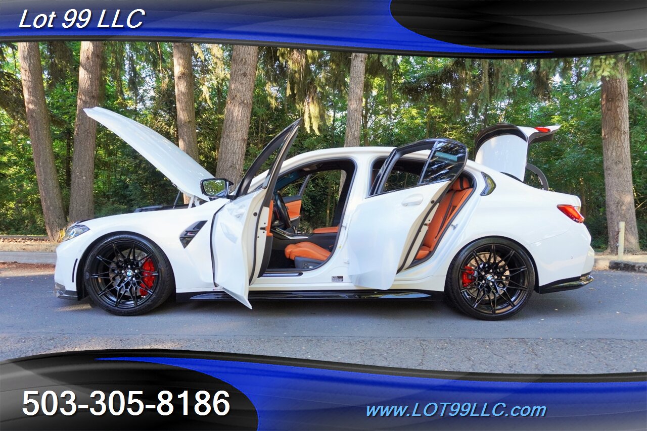 2021 BMW M3 Competition 3.0L TWIN TURBO Heated AC Leather Seat CARBON FIBER ROOF Exhaust Intakes Downpipes - Photo 31 - Milwaukie, OR 97267