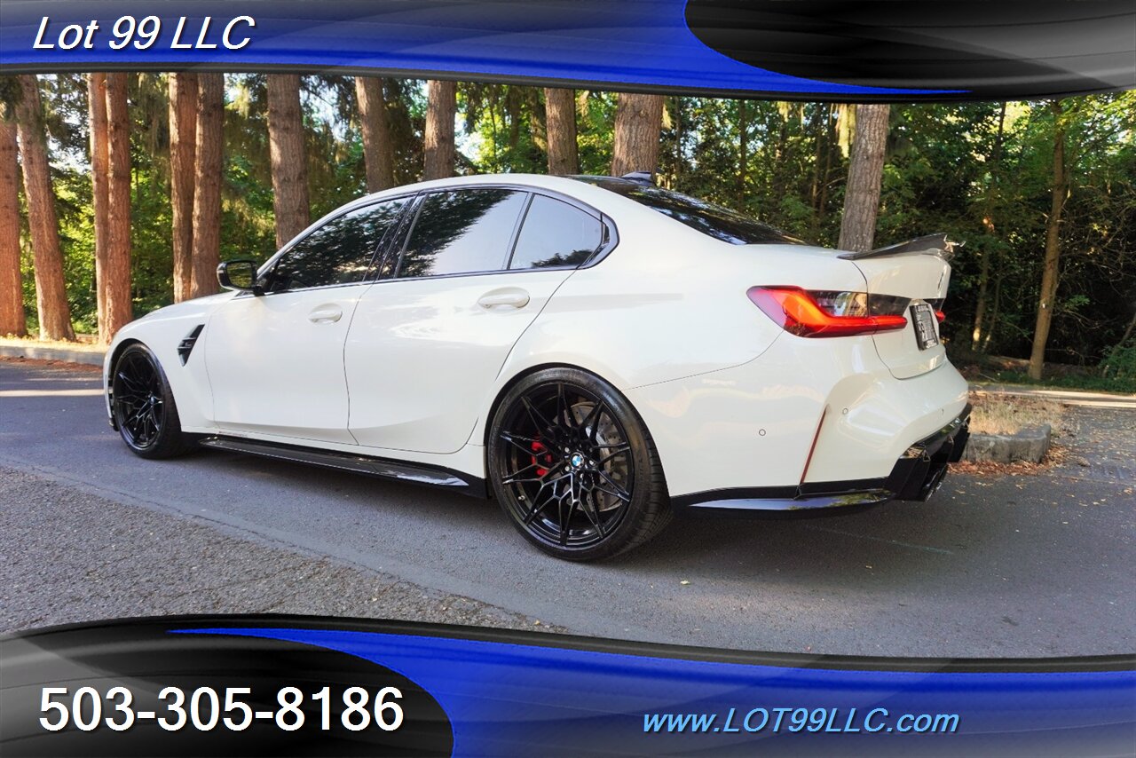 2021 BMW M3 Competition 3.0L TWIN TURBO Heated AC Leather Seat CARBON FIBER ROOF Exhaust Intakes Downpipes - Photo 11 - Milwaukie, OR 97267