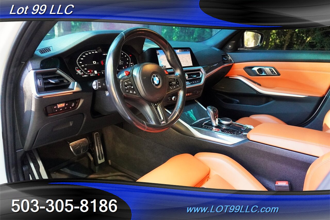 2021 BMW M3 Competition 3.0L TWIN TURBO Heated AC Leather Seat CARBON FIBER ROOF Exhaust Intakes Downpipes - Photo 12 - Milwaukie, OR 97267