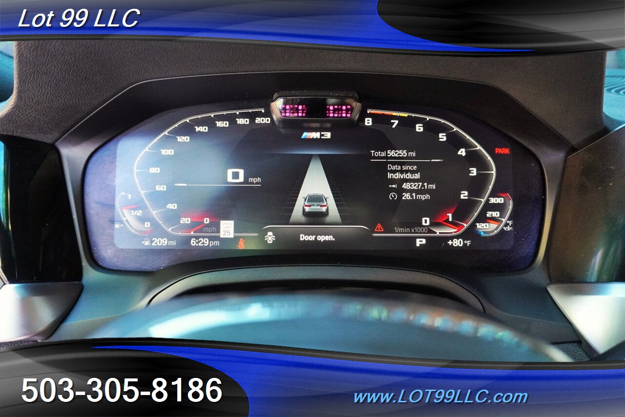 2021 BMW M3 Competition 3.0L TWIN TURBO Heated AC Leather Seat CARBON FIBER ROOF Exhaust Intakes Downpipes - Photo 23 - Milwaukie, OR 97267