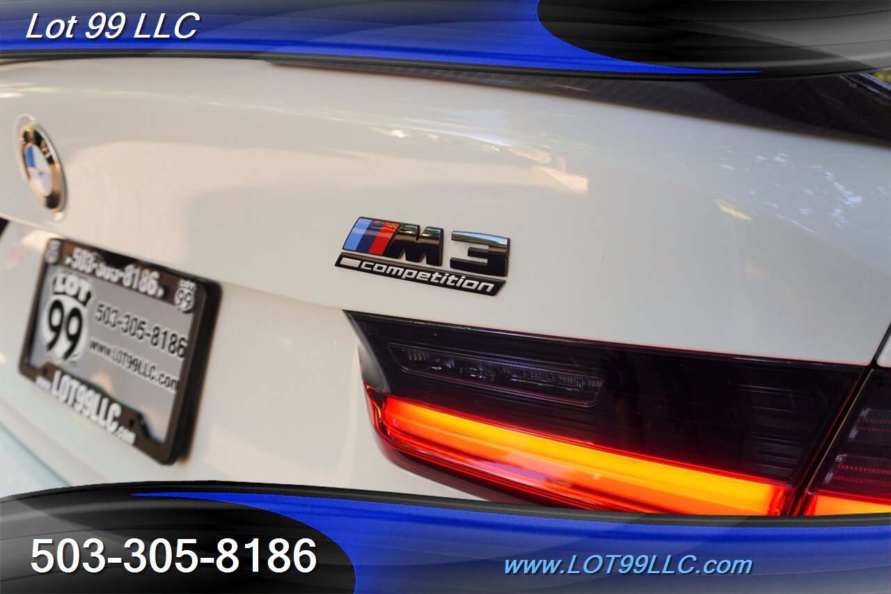2021 BMW M3 Competition 3.0L TWIN TURBO Heated AC Leather Seat CARBON FIBER ROOF Exhaust Intakes Downpipes - Photo 36 - Milwaukie, OR 97267