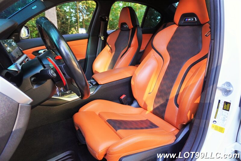 2021 BMW M3 Competition 3.0L TWIN TURBO Heated AC Leather Seat  CARBON FIBER ROOF Exhaust Intakes Downpipes