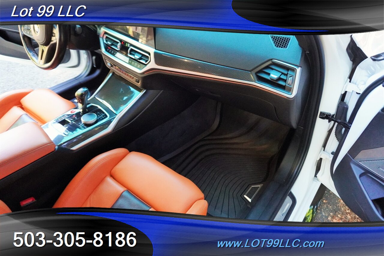 2021 BMW M3 Competition 3.0L TWIN TURBO Heated AC Leather Seat CARBON FIBER ROOF Exhaust Intakes Downpipes - Photo 39 - Milwaukie, OR 97267