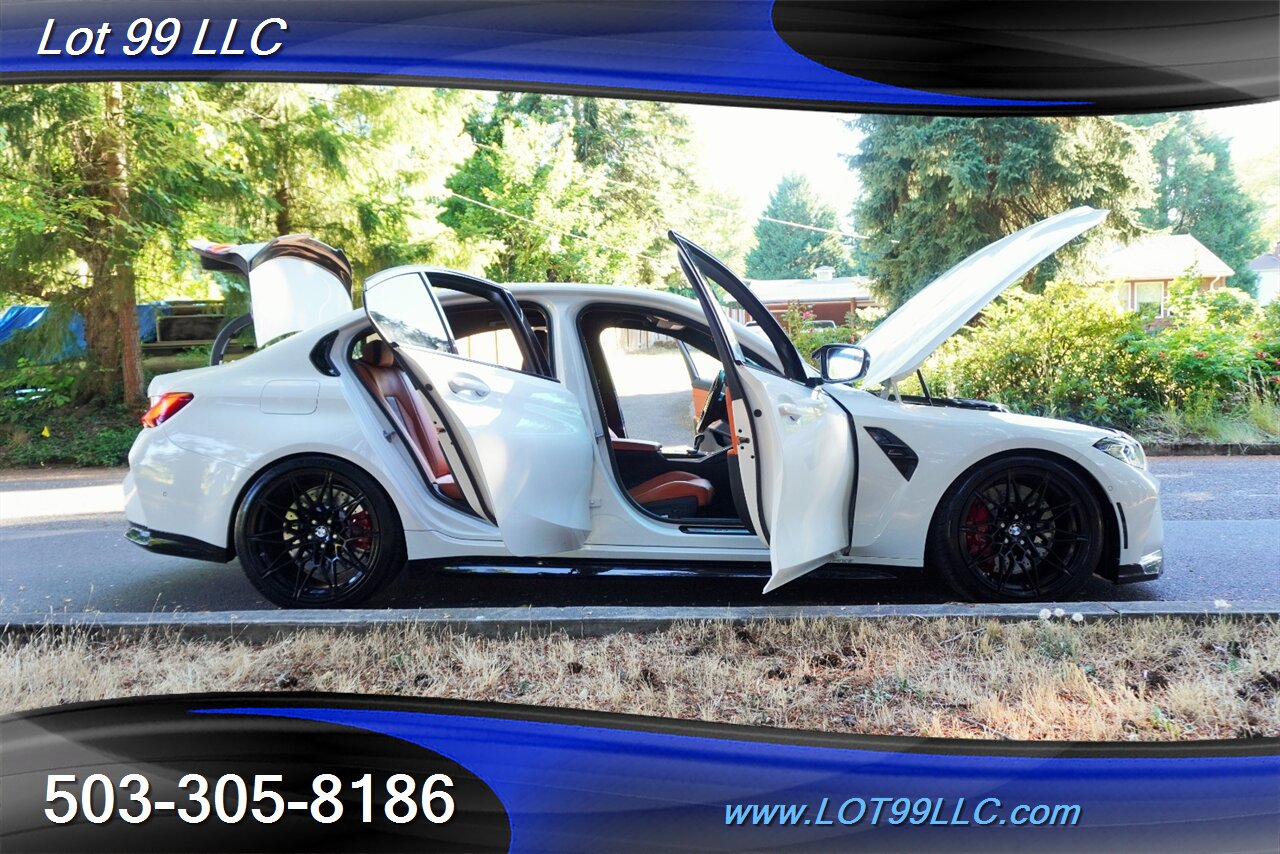 2021 BMW M3 Competition 3.0L TWIN TURBO Heated AC Leather Seat CARBON FIBER ROOF Exhaust Intakes Downpipes - Photo 33 - Milwaukie, OR 97267