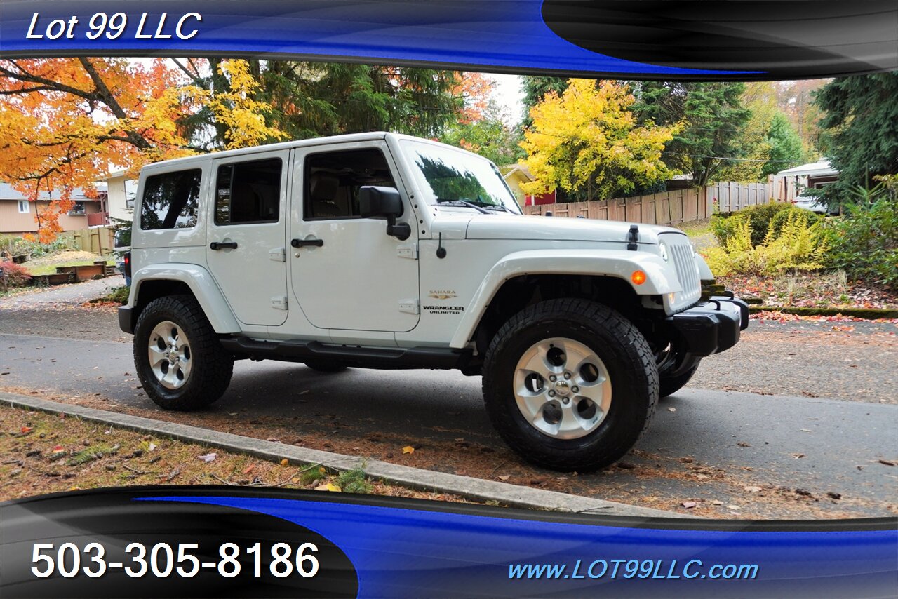2014 Jeep Wrangler Unlimited Sahara 4x4 V6 3.6L 6 Speed Manual Leather HARD TOP   - Photo 7 - Milwaukie, OR 97267