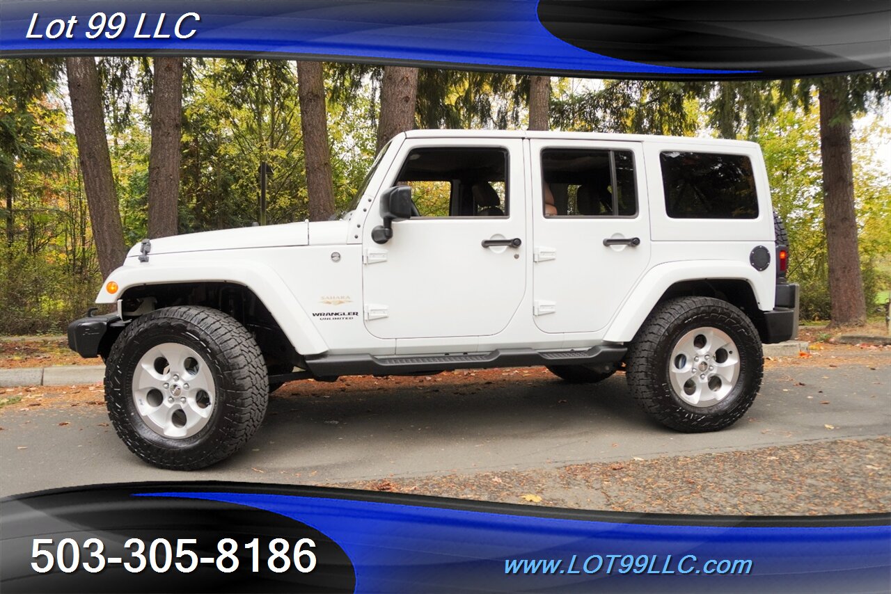 2014 Jeep Wrangler Unlimited Sahara 4x4 V6 3.6L 6 Speed Manual Leather HARD TOP   - Photo 5 - Milwaukie, OR 97267
