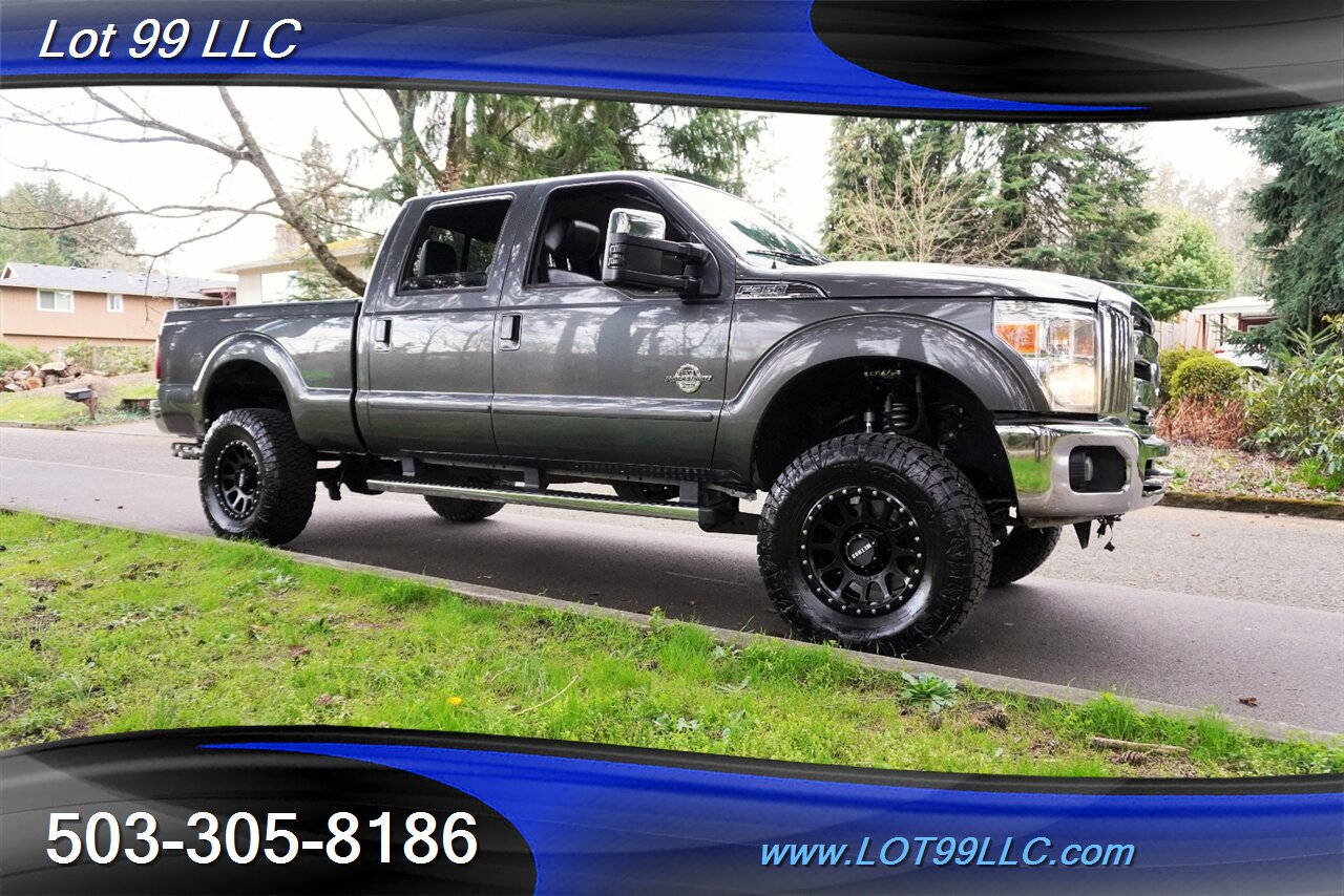 2016 Ford F-350 Lariat 4X4 6.7L Power Stroke Leather Moon Roof GPS  LIFTED Premium Wheels Newer Tires 2 OWNERS - Photo 7 - Milwaukie, OR 97267