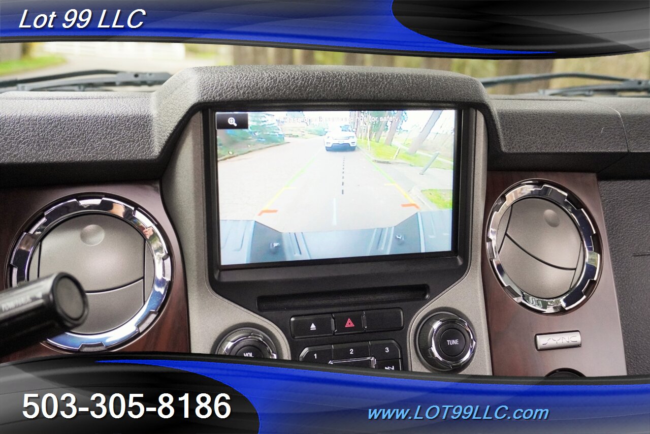 2016 Ford F-350 Lariat 4X4 6.7L Power Stroke Leather Moon Roof GPS  LIFTED Premium Wheels Newer Tires 2 OWNERS - Photo 40 - Milwaukie, OR 97267