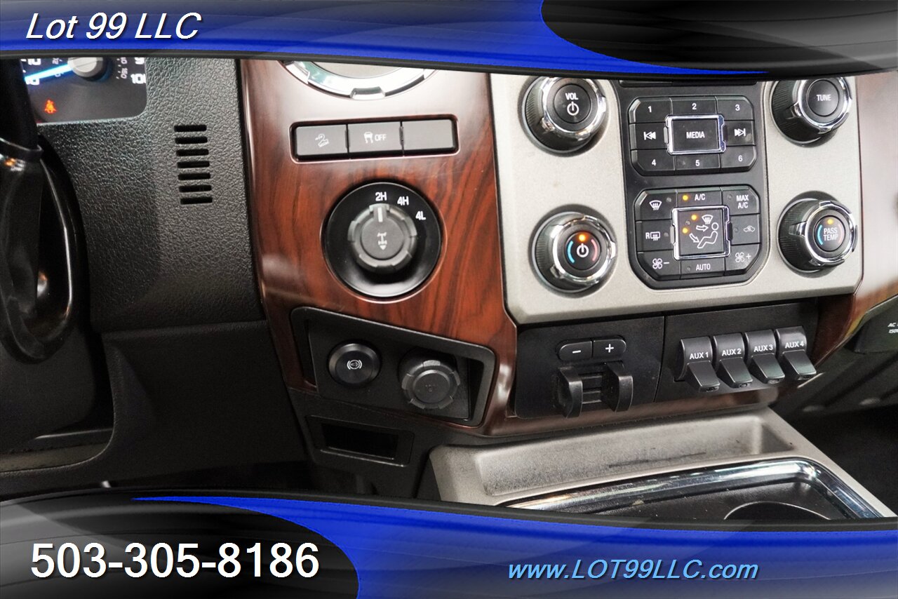 2016 Ford F-350 Lariat 4X4 6.7L Power Stroke Leather Moon Roof GPS  LIFTED Premium Wheels Newer Tires 2 OWNERS - Photo 24 - Milwaukie, OR 97267