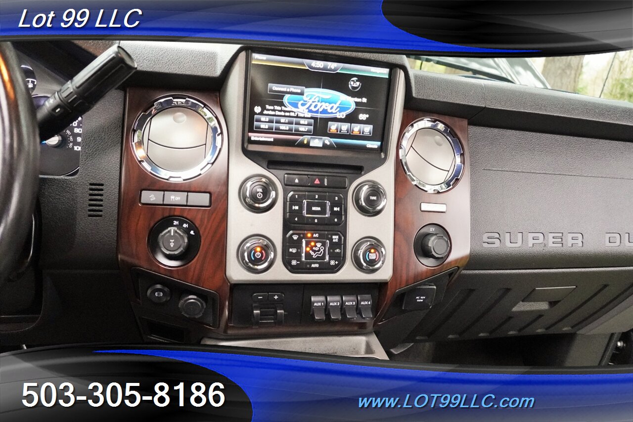 2016 Ford F-350 Lariat 4X4 6.7L Power Stroke Leather Moon Roof GPS  LIFTED Premium Wheels Newer Tires 2 OWNERS - Photo 23 - Milwaukie, OR 97267