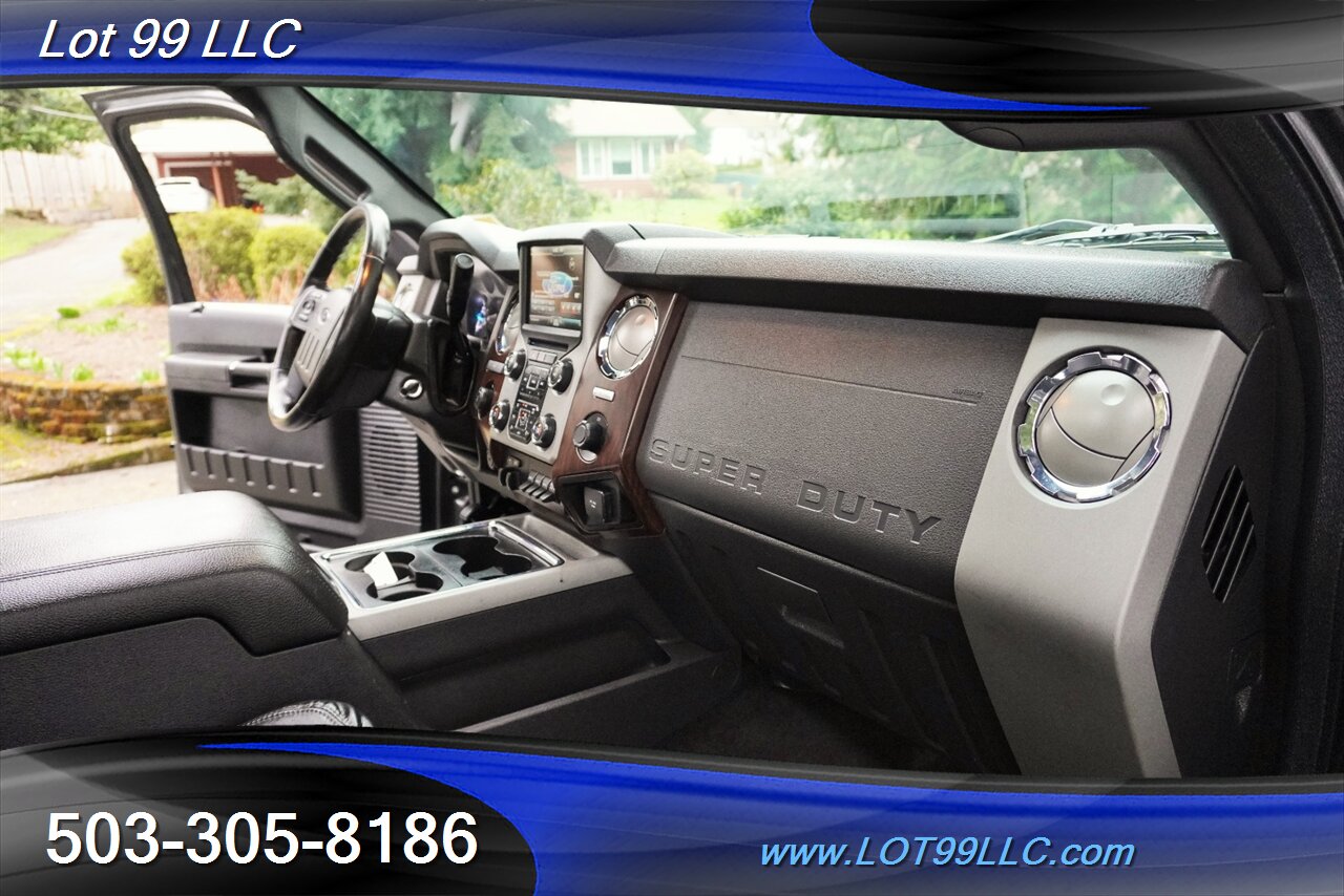 2016 Ford F-350 Lariat 4X4 6.7L Power Stroke Leather Moon Roof GPS  LIFTED Premium Wheels Newer Tires 2 OWNERS - Photo 19 - Milwaukie, OR 97267