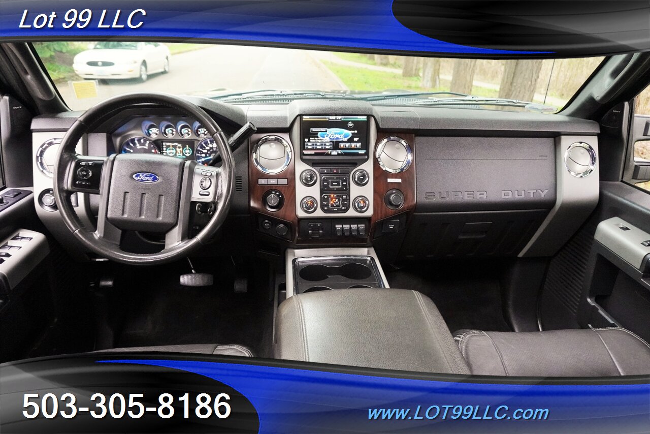 2016 Ford F-350 Lariat 4X4 6.7L Power Stroke Leather Moon Roof GPS  LIFTED Premium Wheels Newer Tires 2 OWNERS - Photo 2 - Milwaukie, OR 97267