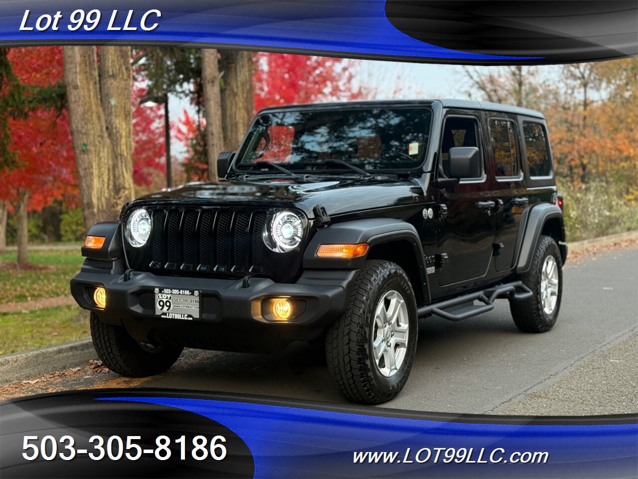 2021 Jeep Wrangler Sport S Unlimited 4x4 75k Auto Hard Top 2.0L Turbo  Heated Steering Wheel Heated Seats Camera Tow Running Boards - Photo 25 - Milwaukie, OR 97267