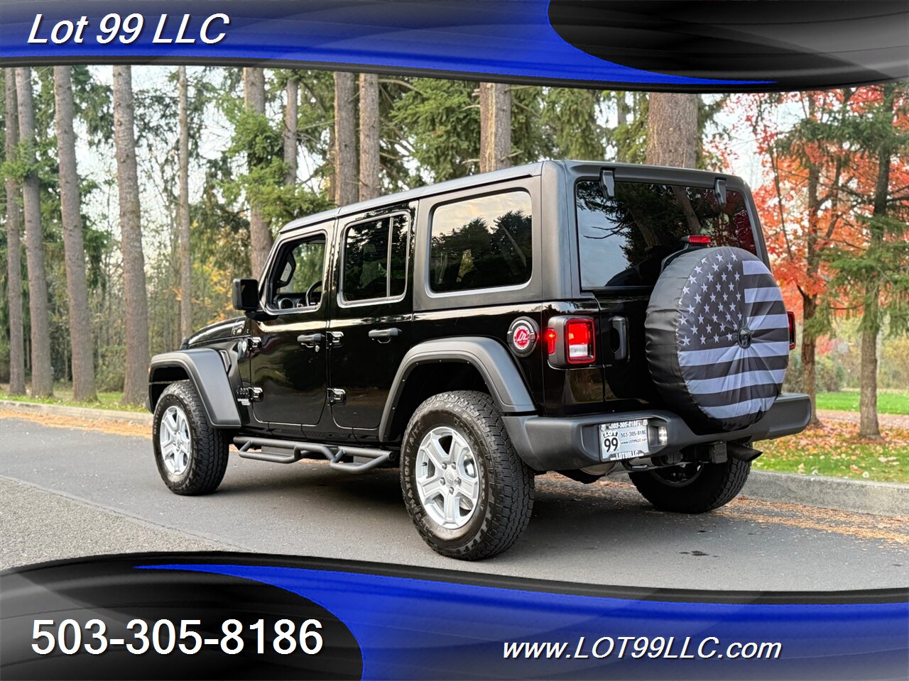 2021 Jeep Wrangler Sport S Unlimited 4x4 75k Auto Hard Top 2.0L Turbo  Heated Steering Wheel Heated Seats Camera Tow Running Boards - Photo 9 - Milwaukie, OR 97267