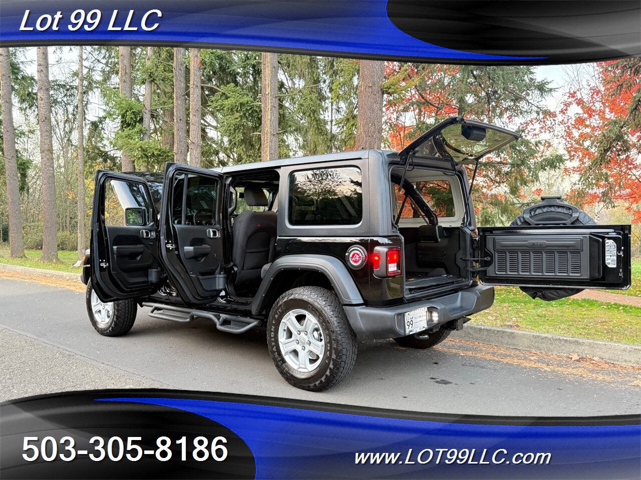 2021 Jeep Wrangler Sport S Unlimited 4x4 75k Auto Hard Top 2.0L Turbo  Heated Steering Wheel Heated Seats Camera Tow Running Boards - Photo 70 - Milwaukie, OR 97267