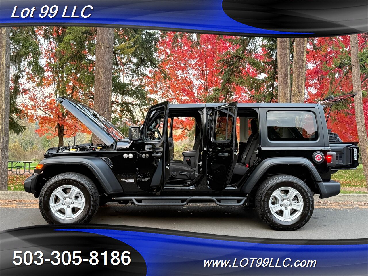 2021 Jeep Wrangler Sport S Unlimited 4x4 75k Auto Hard Top 2.0L Turbo  Heated Steering Wheel Heated Seats Camera Tow Running Boards - Photo 53 - Milwaukie, OR 97267