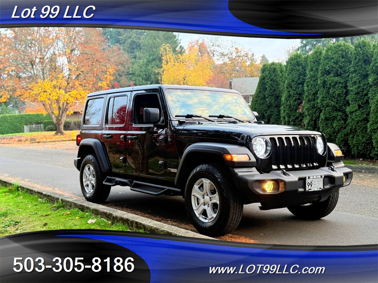 2021 Jeep Wrangler Sport S Unlimited 4x4 75k Auto Hard Top 2.0L Turbo  Heated Steering Wheel Heated Seats Camera Tow Running Boards - Photo 7 - Milwaukie, OR 97267