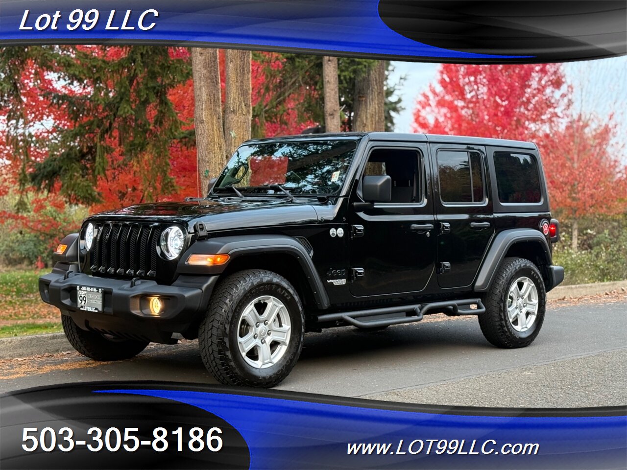 2021 Jeep Wrangler Sport S Unlimited 4x4 75k Auto Hard Top 2.0L Turbo  Heated Steering Wheel Heated Seats Camera Tow Running Boards - Photo 5 - Milwaukie, OR 97267