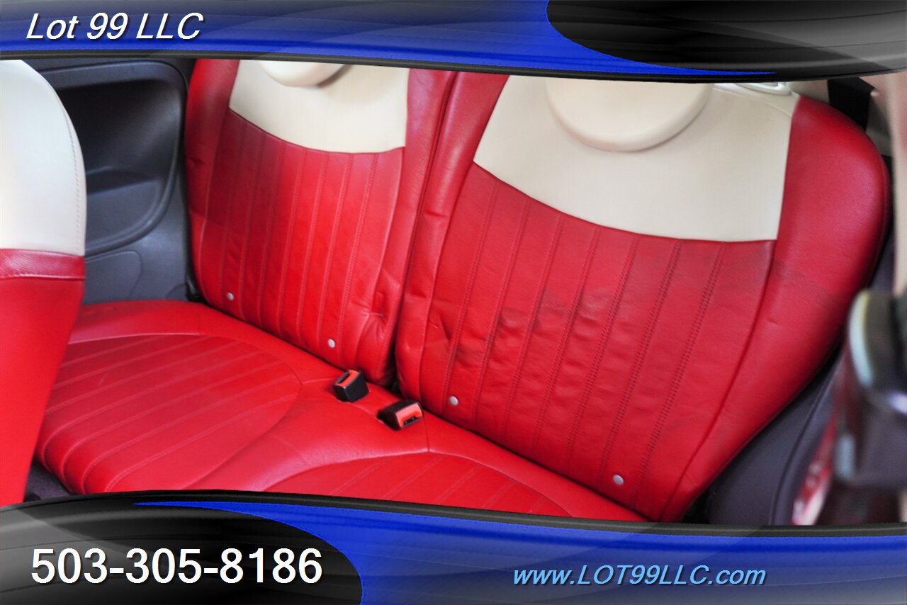 2013 FIAT 500 Lounge 2 DR Only 68k Low Miles Heated Two Tone  Leather Moon Roof Premium Wheels New Tires - Photo 14 - Milwaukie, OR 97267