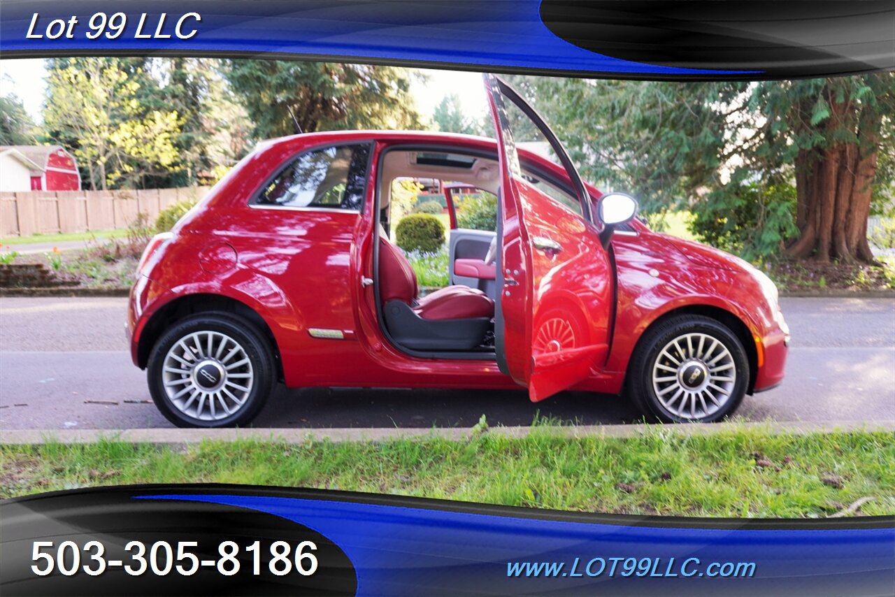 2013 FIAT 500 Lounge 2 DR Only 68k Low Miles Heated Two Tone  Leather Moon Roof Premium Wheels New Tires - Photo 37 - Milwaukie, OR 97267