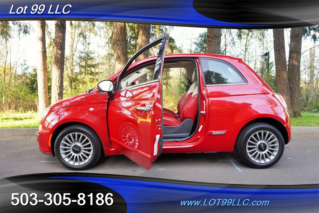 2013 FIAT 500 Lounge 2 DR Only 68k Low Miles Heated Two Tone  Leather Moon Roof Premium Wheels New Tires - Photo 36 - Milwaukie, OR 97267