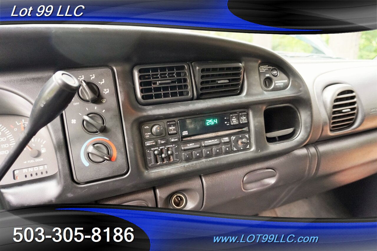 2001 Dodge Ram 3500 SLT Plus 4dr Quad Cab 4X4 5.9L Cummins Diesel Auto LONG BED Two pkg Chrome Wheels LIKE NEW TIRES - Photo 17 - Milwaukie, OR 97267