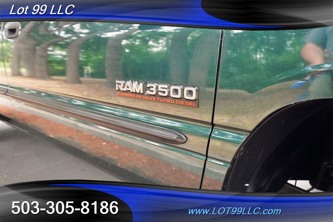 2001 Dodge Ram 3500 SLT Plus 4dr Quad Cab 4X4 5.9L Cummins Diesel Auto LONG BED Two pkg Chrome Wheels LIKE NEW TIRES - Photo 32 - Milwaukie, OR 97267
