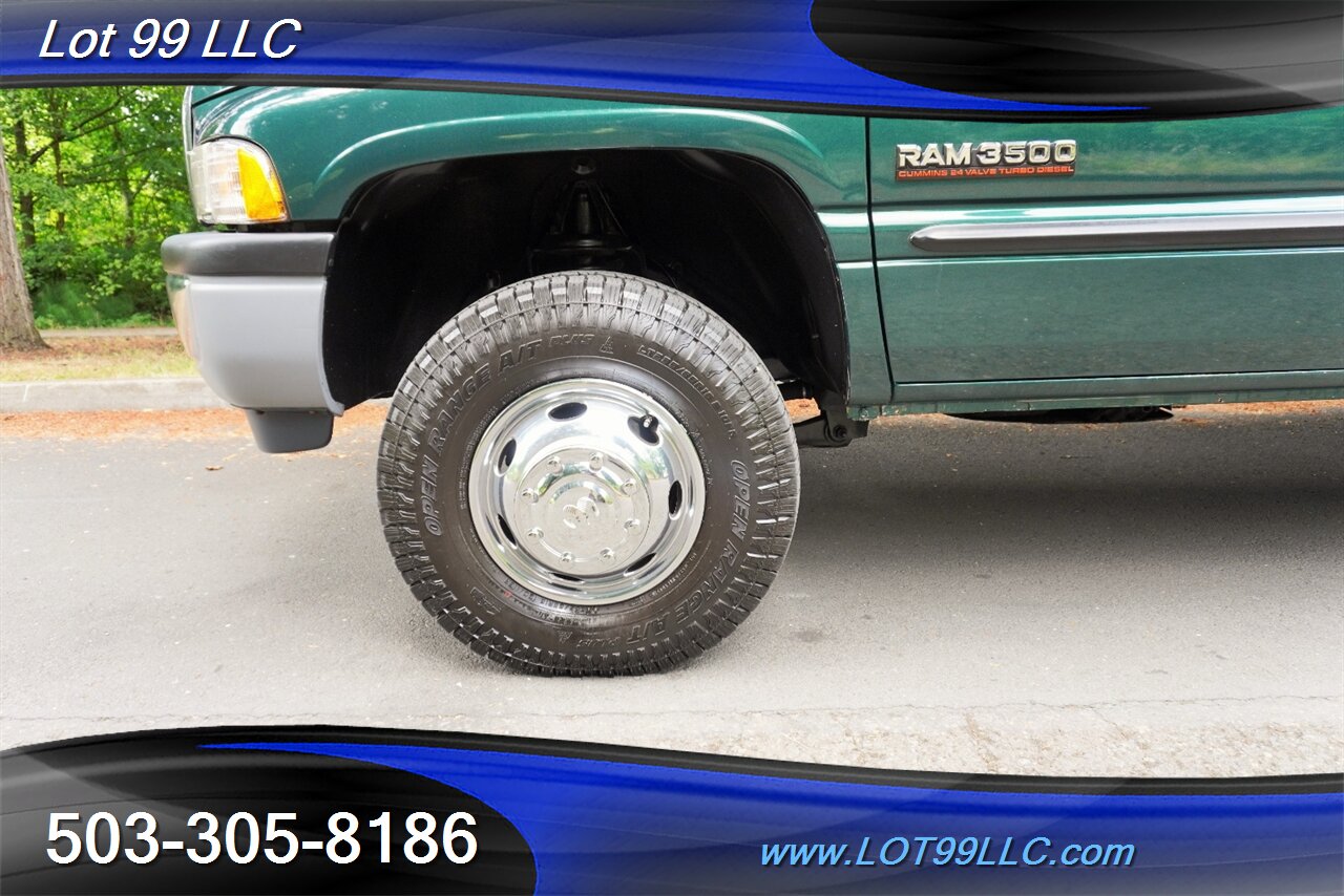 2001 Dodge Ram 3500 SLT Plus 4dr Quad Cab 4X4 5.9L Cummins Diesel Auto LONG BED Two pkg Chrome Wheels LIKE NEW TIRES - Photo 35 - Milwaukie, OR 97267