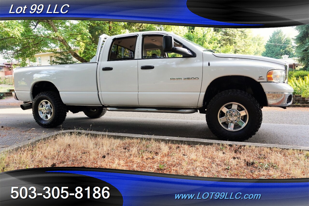 2005 Dodge Ram 2500 SLT 4x4 5.9L Cummins Diesel 6 Speed Manual long  Bed Premium Wheels NEW TIRES - Photo 8 - Milwaukie, OR 97267