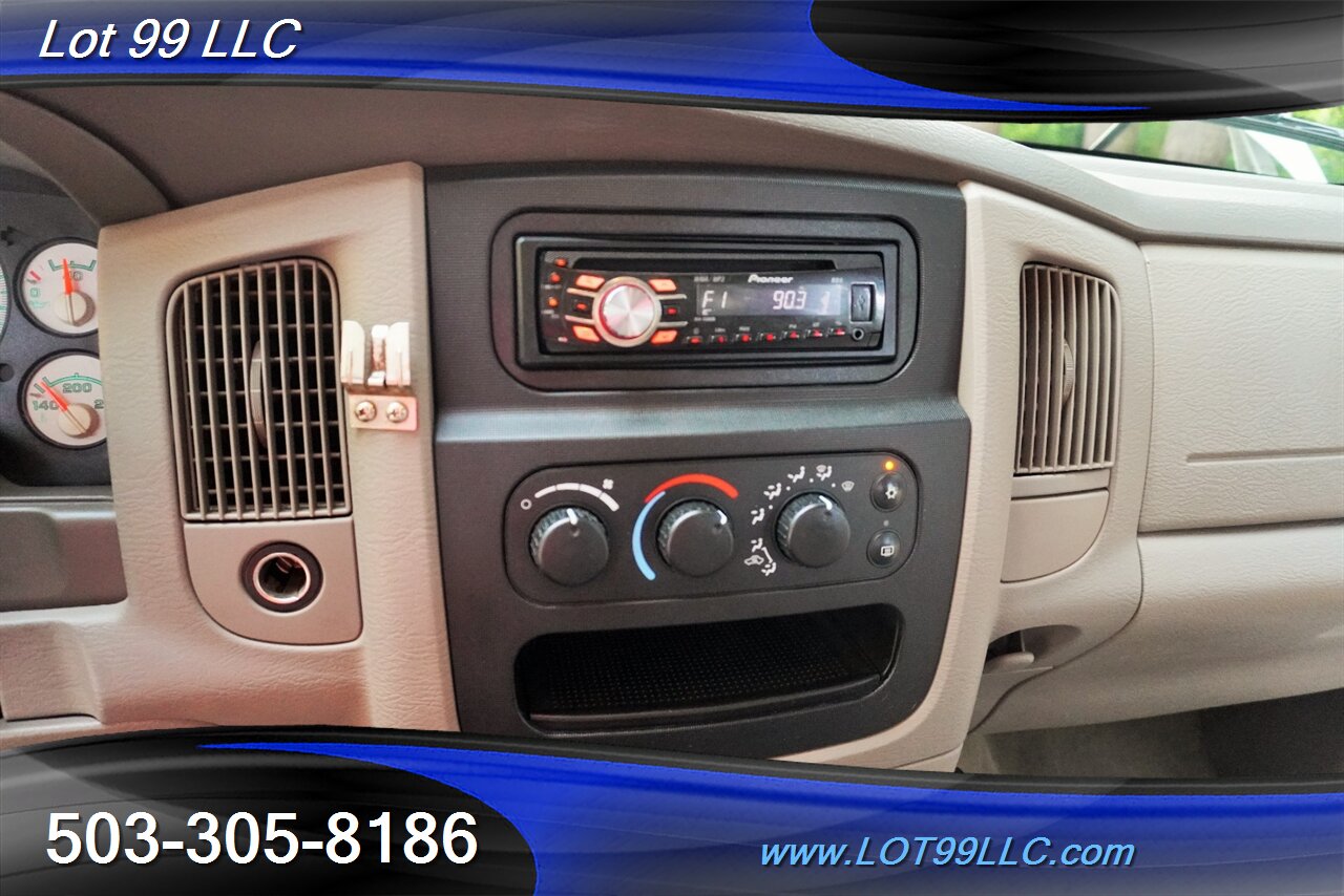 2005 Dodge Ram 2500 SLT 4x4 5.9L Cummins Diesel 6 Speed Manual long  Bed Premium Wheels NEW TIRES - Photo 24 - Milwaukie, OR 97267