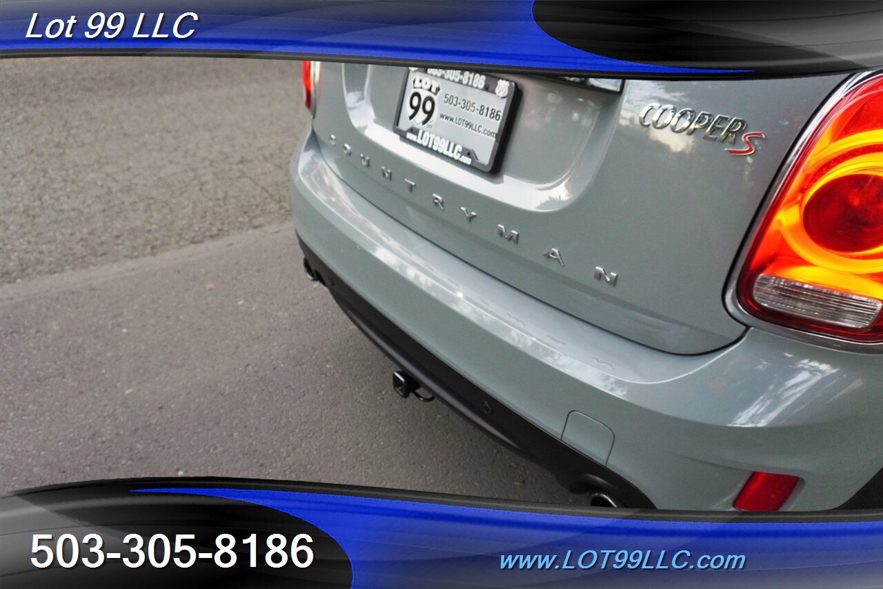 2018 MINI Countryman Cooper S ALL4 AWD Heated Leather Pano Roof Black  Wheels Newer Tires GPS 2 OWNERS - Photo 34 - Milwaukie, OR 97267