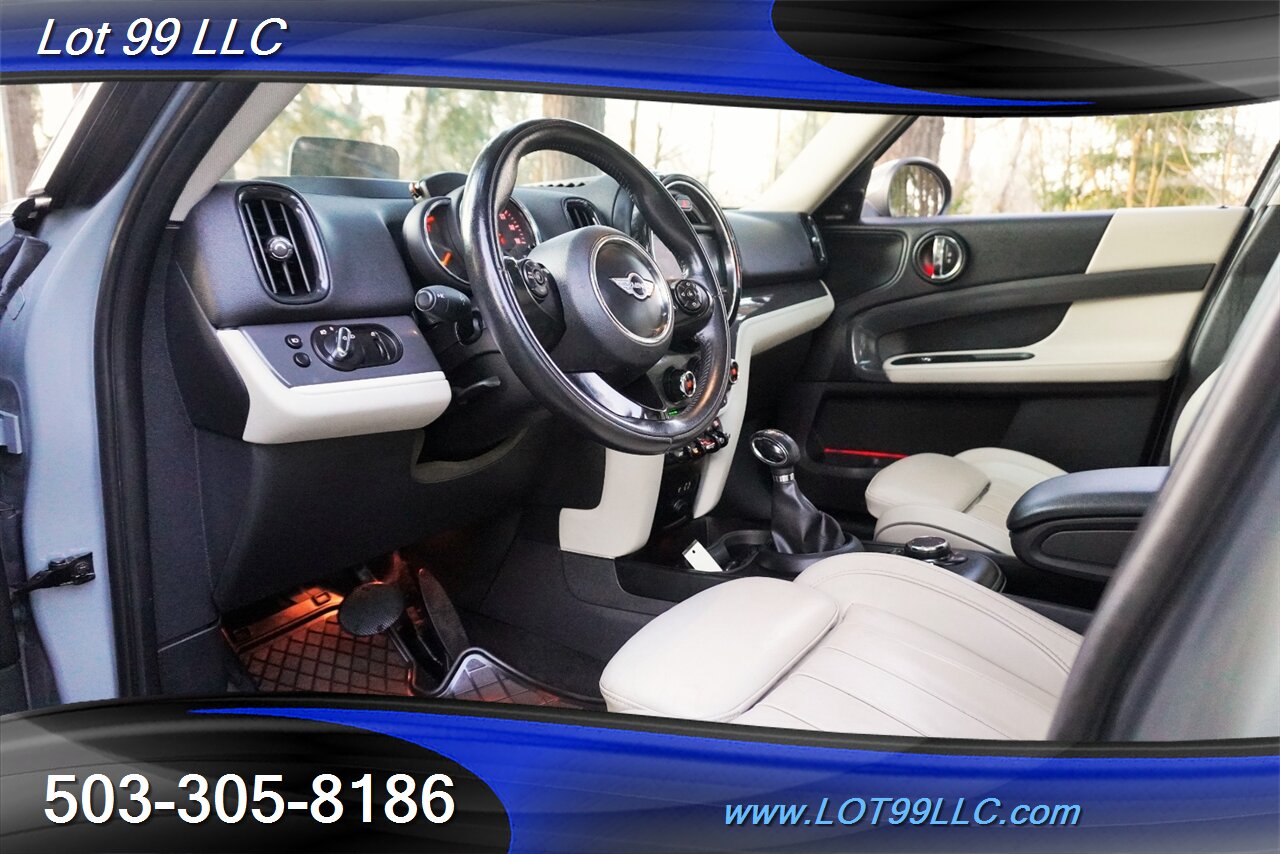 2018 MINI Countryman Cooper S ALL4 AWD Heated Leather Pano Roof Black  Wheels Newer Tires GPS 2 OWNERS - Photo 12 - Milwaukie, OR 97267