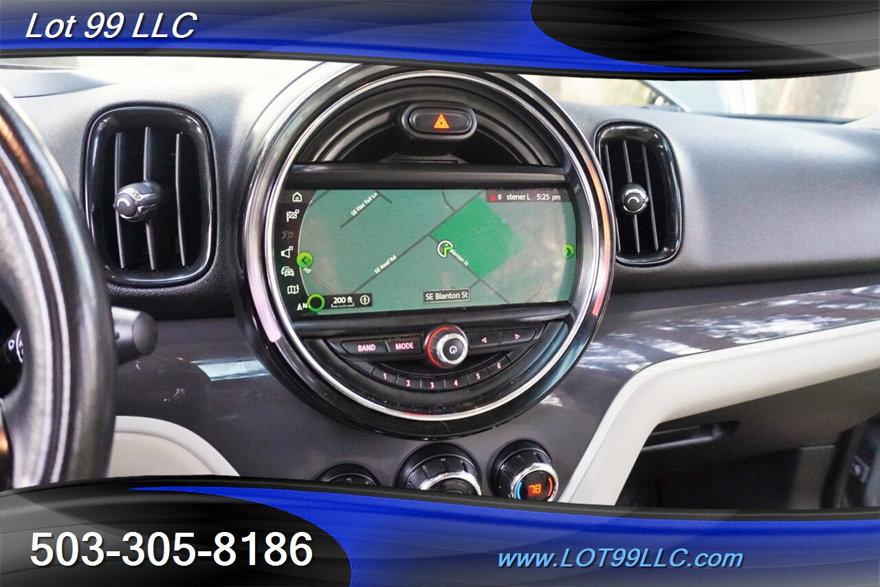 2018 MINI Countryman Cooper S ALL4 AWD Heated Leather Pano Roof Black  Wheels Newer Tires GPS 2 OWNERS - Photo 20 - Milwaukie, OR 97267