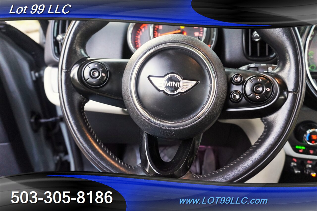2018 MINI Countryman Cooper S ALL4 AWD Heated Leather Pano Roof Black  Wheels Newer Tires GPS 2 OWNERS - Photo 27 - Milwaukie, OR 97267