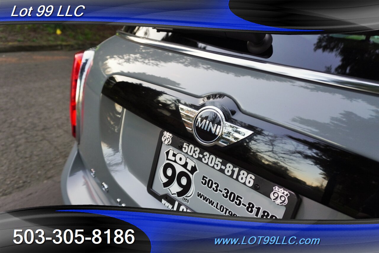 2018 MINI Countryman Cooper S ALL4 AWD Heated Leather Pano Roof Black  Wheels Newer Tires GPS 2 OWNERS - Photo 33 - Milwaukie, OR 97267