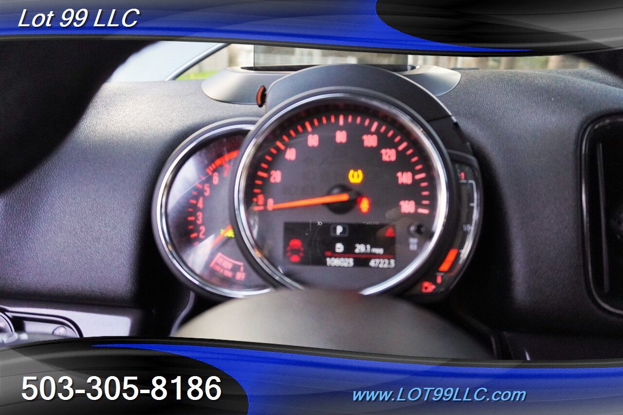 2018 MINI Countryman Cooper S ALL4 AWD Heated Leather Pano Roof Black  Wheels Newer Tires GPS 2 OWNERS - Photo 19 - Milwaukie, OR 97267