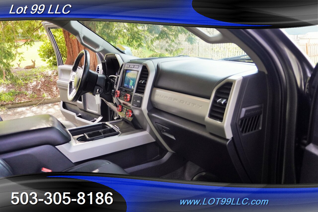 2020 Ford F-350 Super Duty Lariat 4X4 6.7L Power Stroke Heated AC  Leather Seats GPS lifted 22 wheels new 35x12.5 22 Tires long bed 2 Owners - Photo 19 - Milwaukie, OR 97267